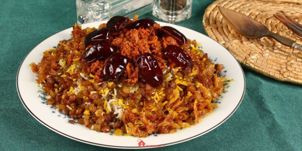 عدس پلو؛ غذای نذری ماه رمضان