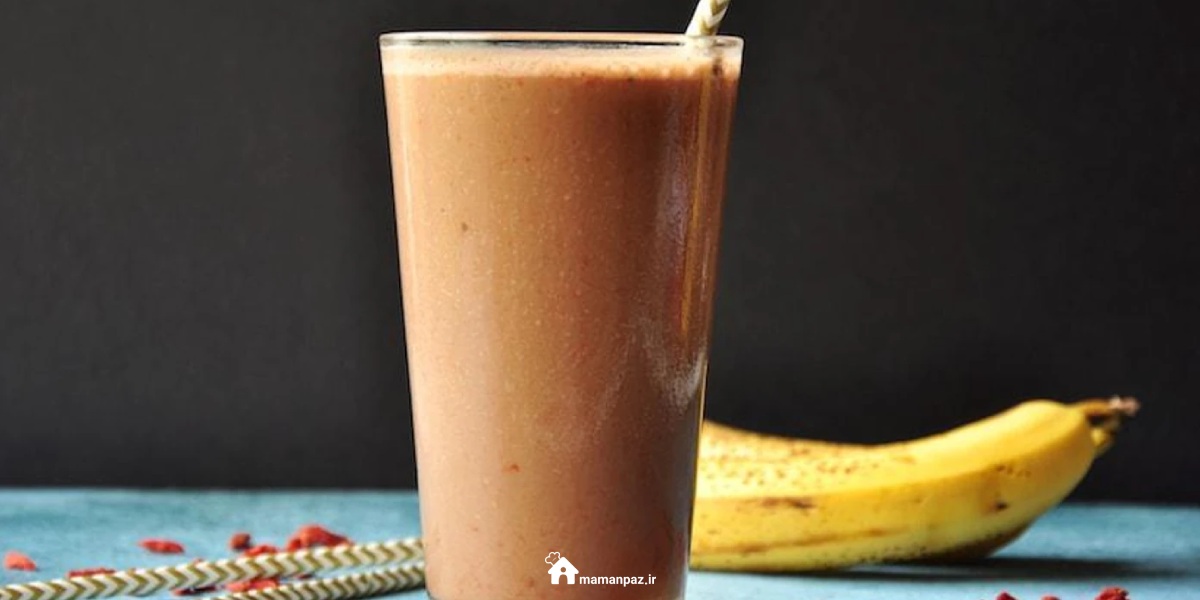 اسموتی موز و شکلات