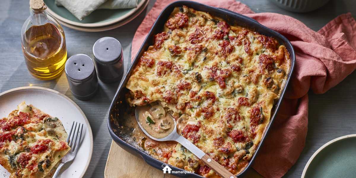 لازانیای مرغ