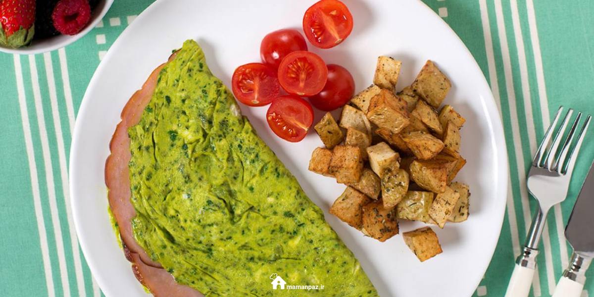 املت سبز؛ یکی از غذاهای رژیمی برای صبحانه