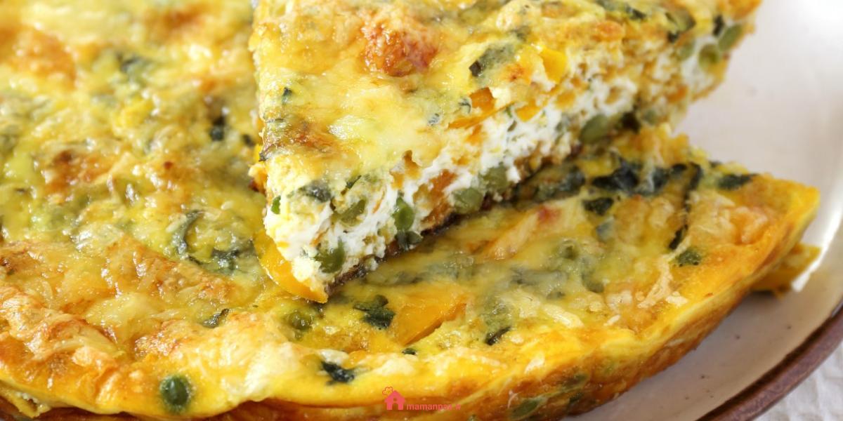 کوکو پیازچه با سیب زمینی