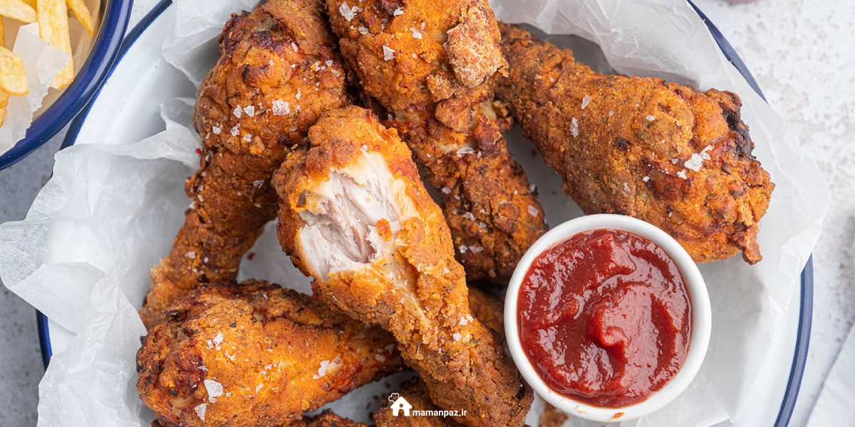 مرغ سوخاری هواپزی