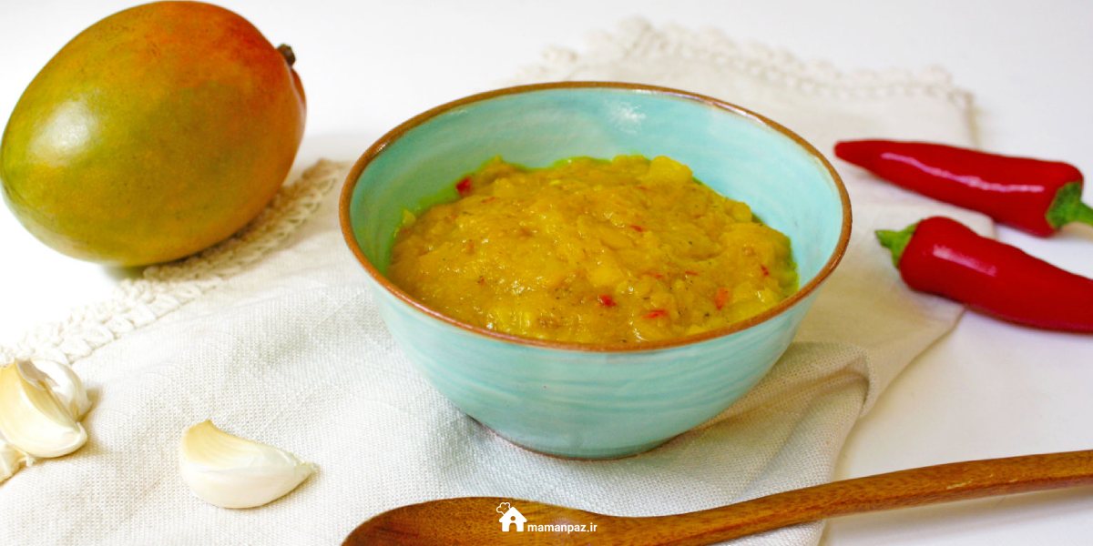 سس انبه تند بدون سرکه