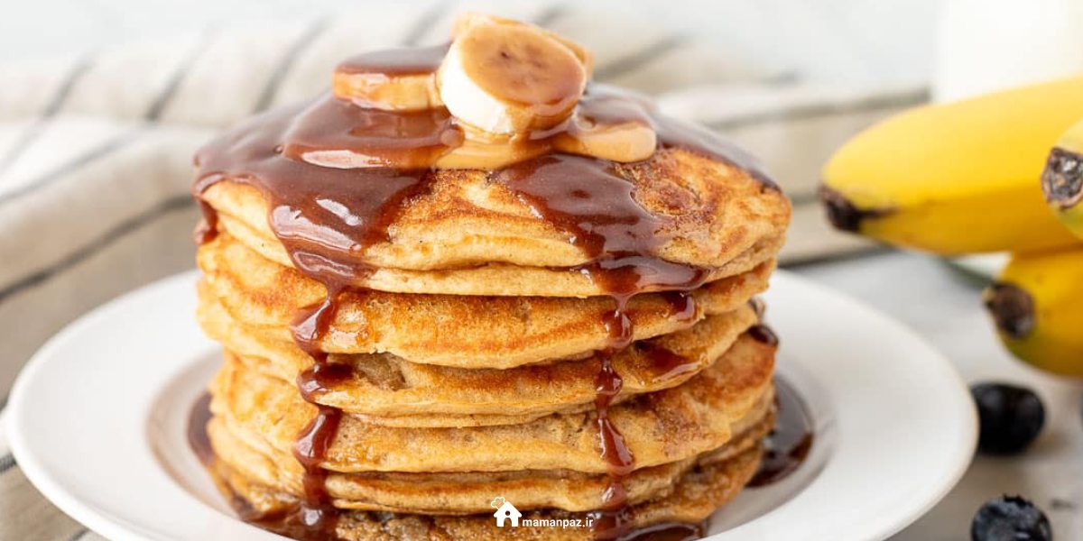 پنکیک موز با نوتلا