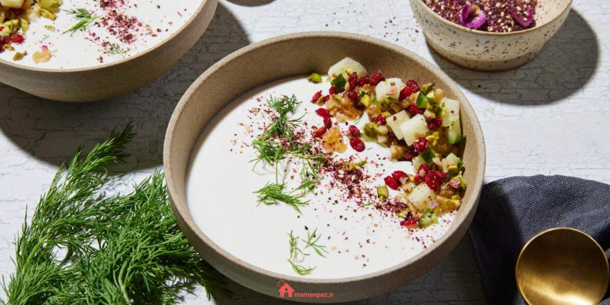 آب دوغ خیار در روزهای داغ تابستان