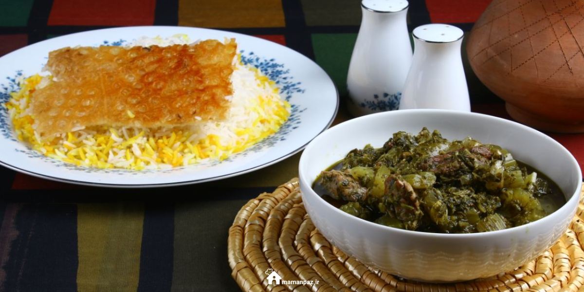 خورش کرفس با سیب زمینی