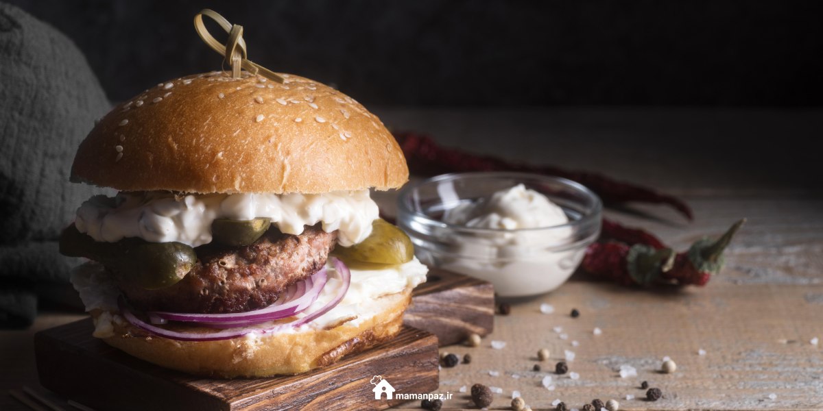همبرگر خانگی