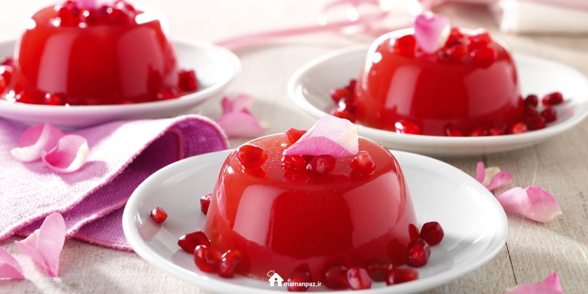 ژله بستنی انار