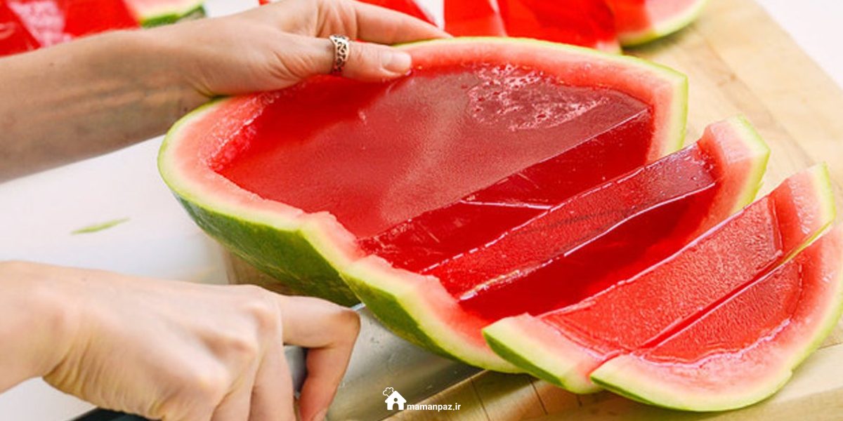 ژله پوست هندوانه