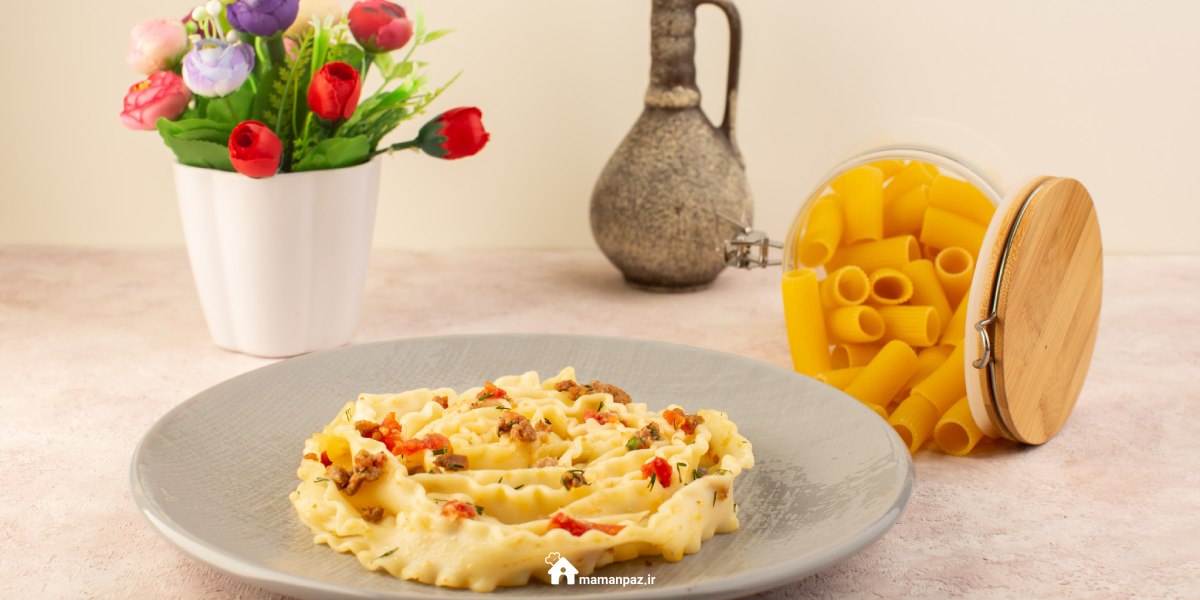 اسپاگتی با سس آلفردو