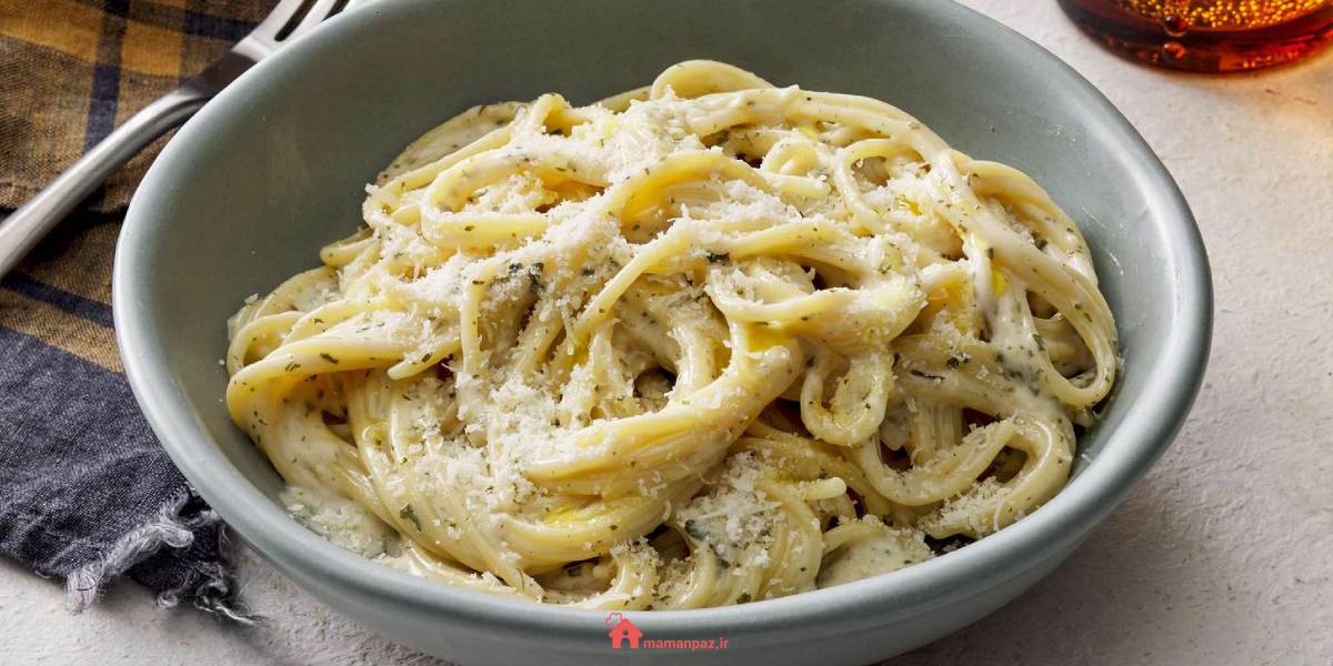 اسپاگتی شیر