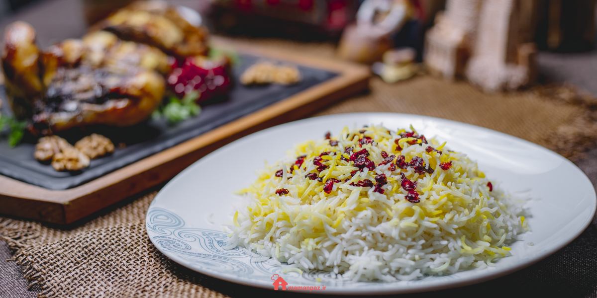 زرشک پلو با مرغ