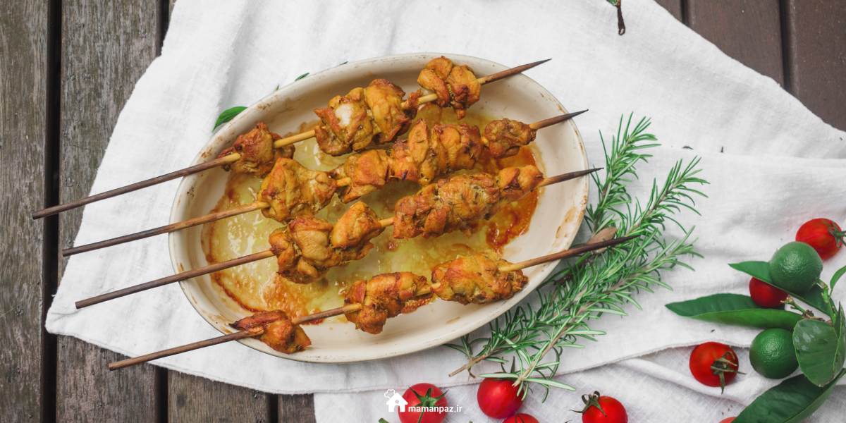 جوجه کباب در هواپز