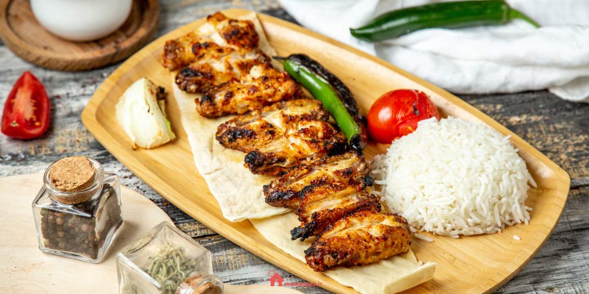 جوجه کباب کتف و بال