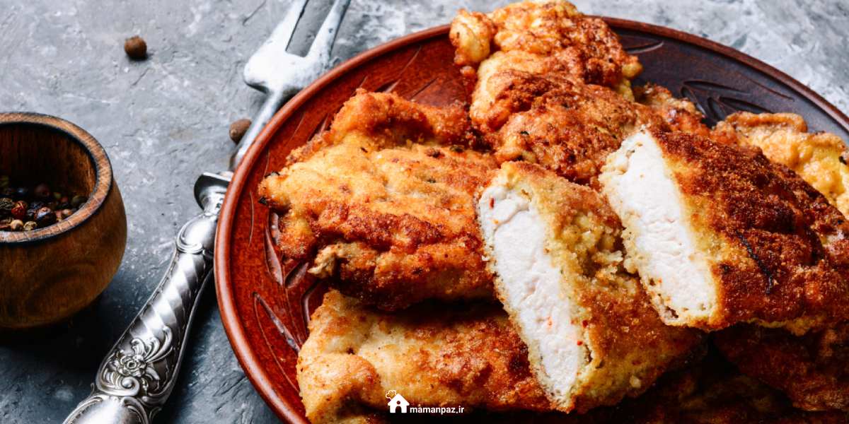 شنیسل بوقلمون