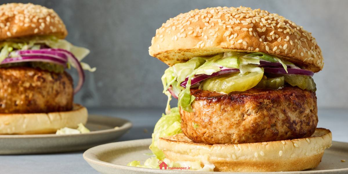 برگر بوقلمون