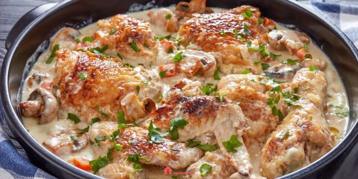 خوراک مرغ فرانسوی