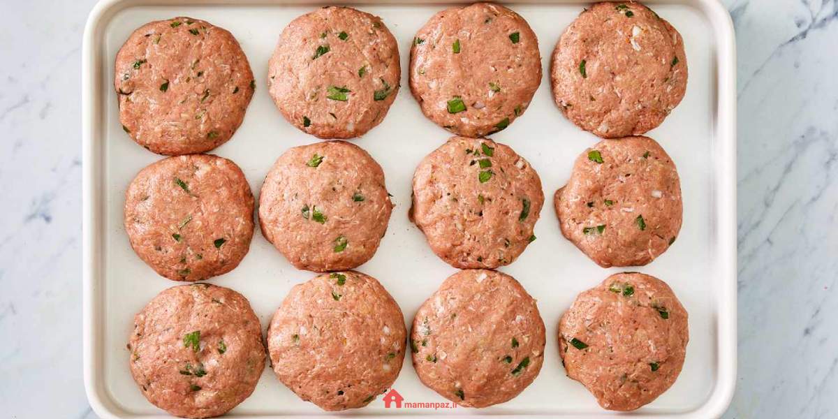 همبرگر بوقلمون