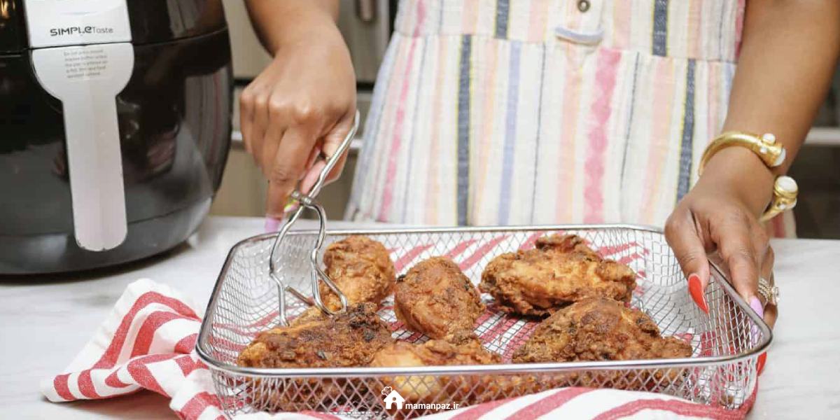 مرغ سوخاری در ایر فرایر