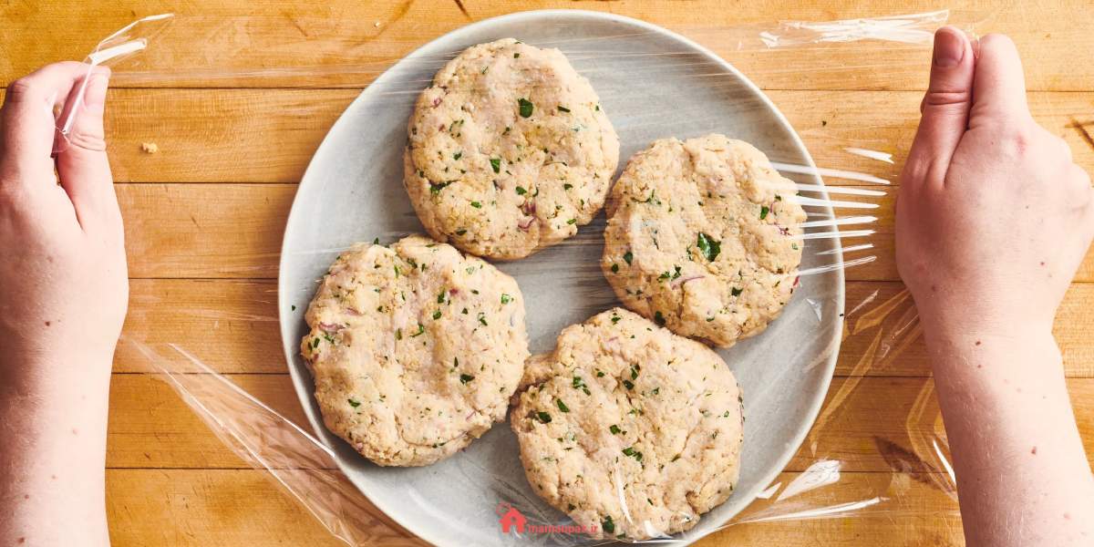 برگر مرغ رژیمی