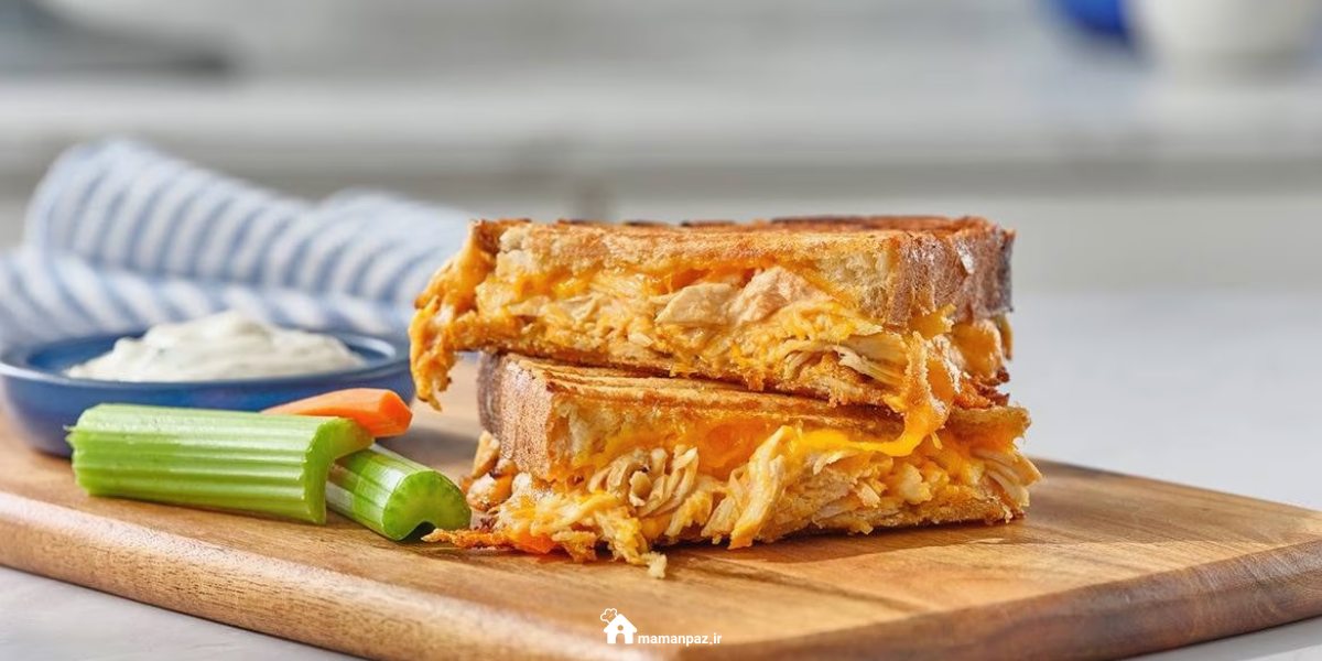 پنینی مرغ آلفردو