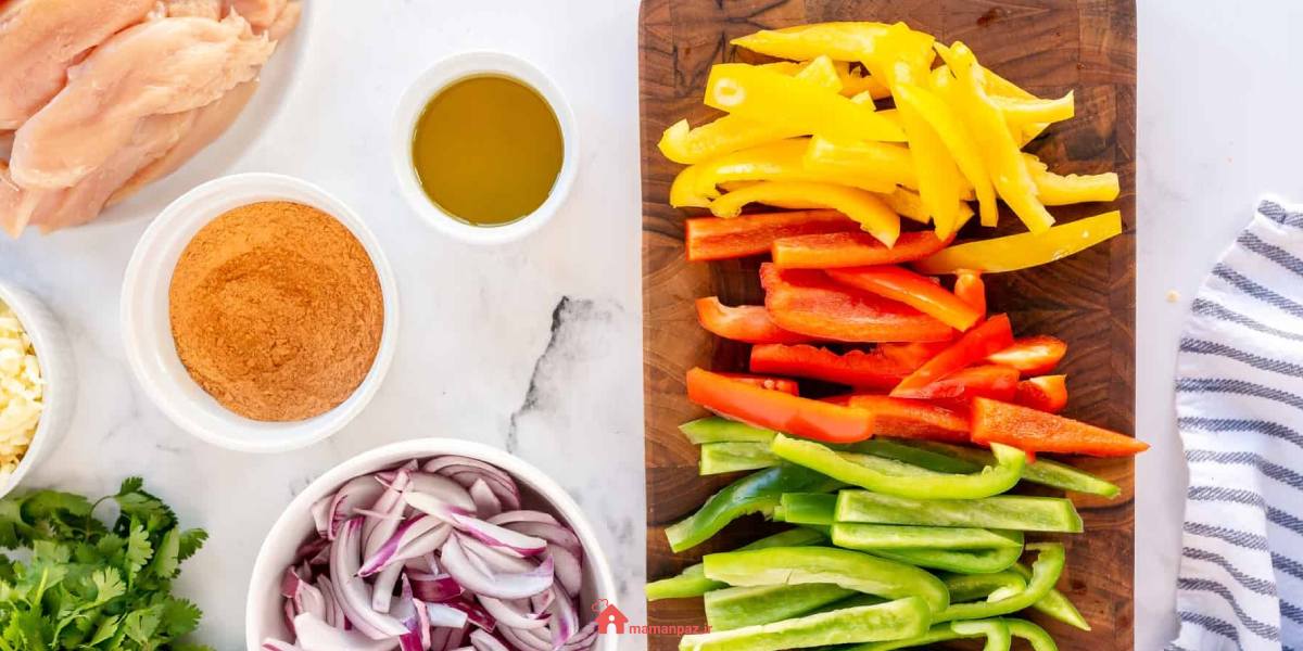 طرز تهیه غذای لبنانی فاهیتا مرغ