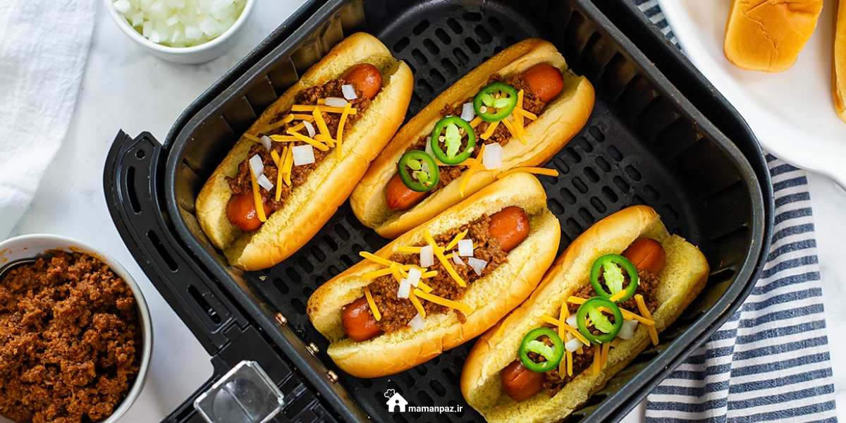 ساندویچ هات داگ رژیمی