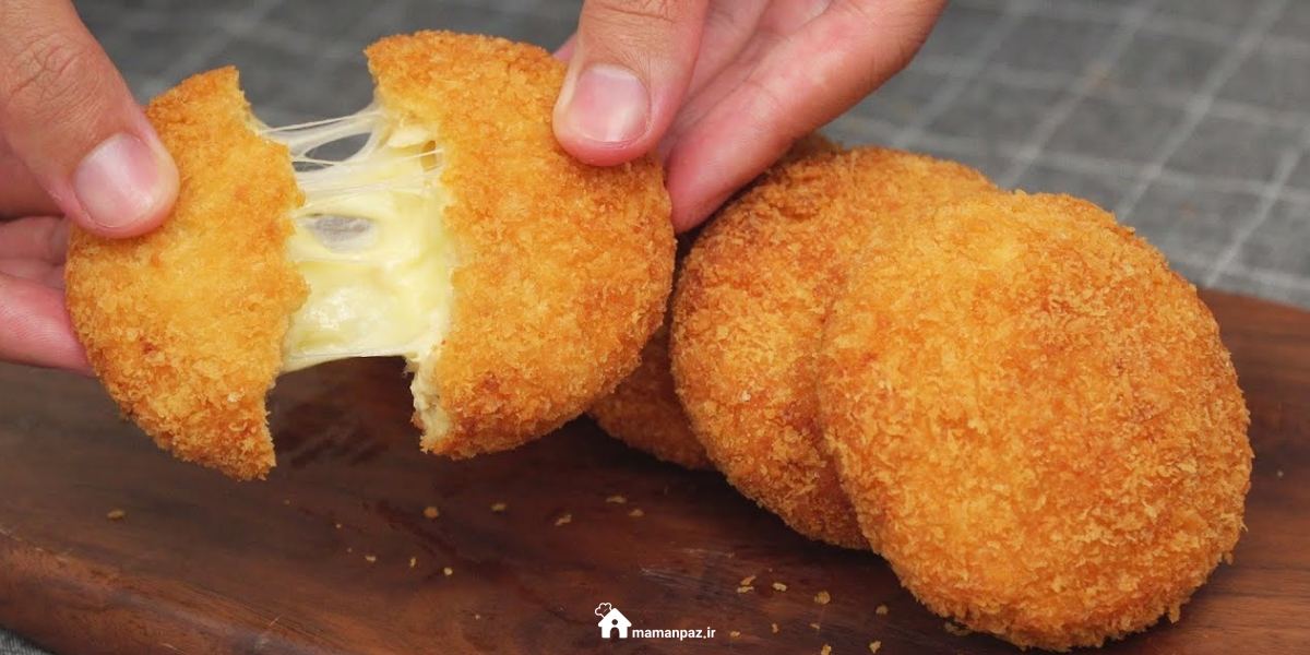 طرز تهیه ناگت مرغ پنیری