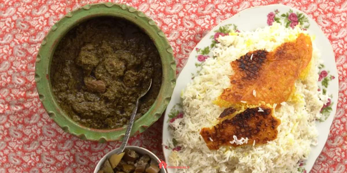 طرز تهیه گمج کباب گیلانی با مرغ