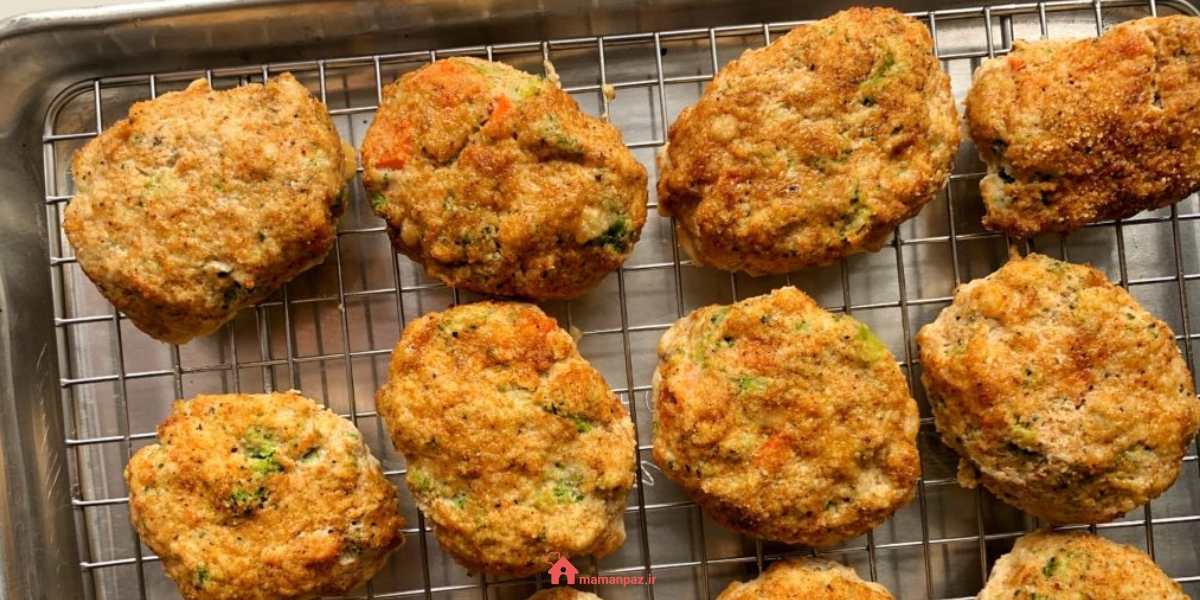 طرز تهیه ناگت مرغ خانگی رژیمی