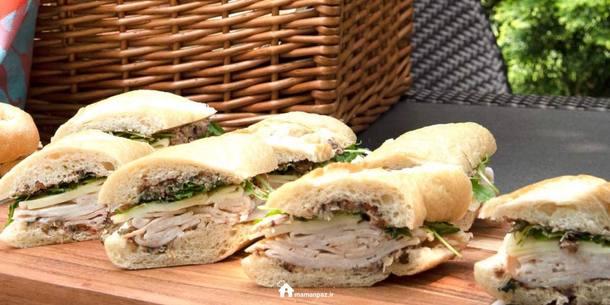 ساندویچ رست بیف بوقلمون