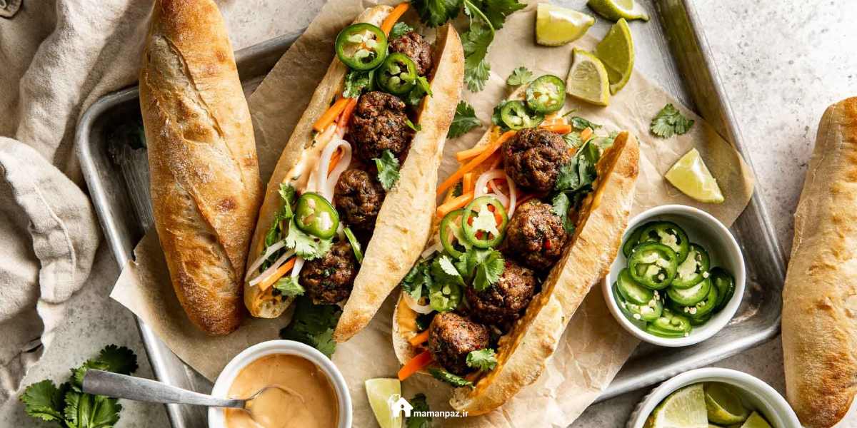 ساندویچ گوشت چرخ کرده