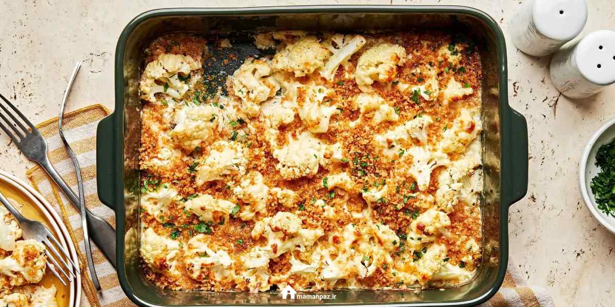 گراتن گل کلم و قارچ