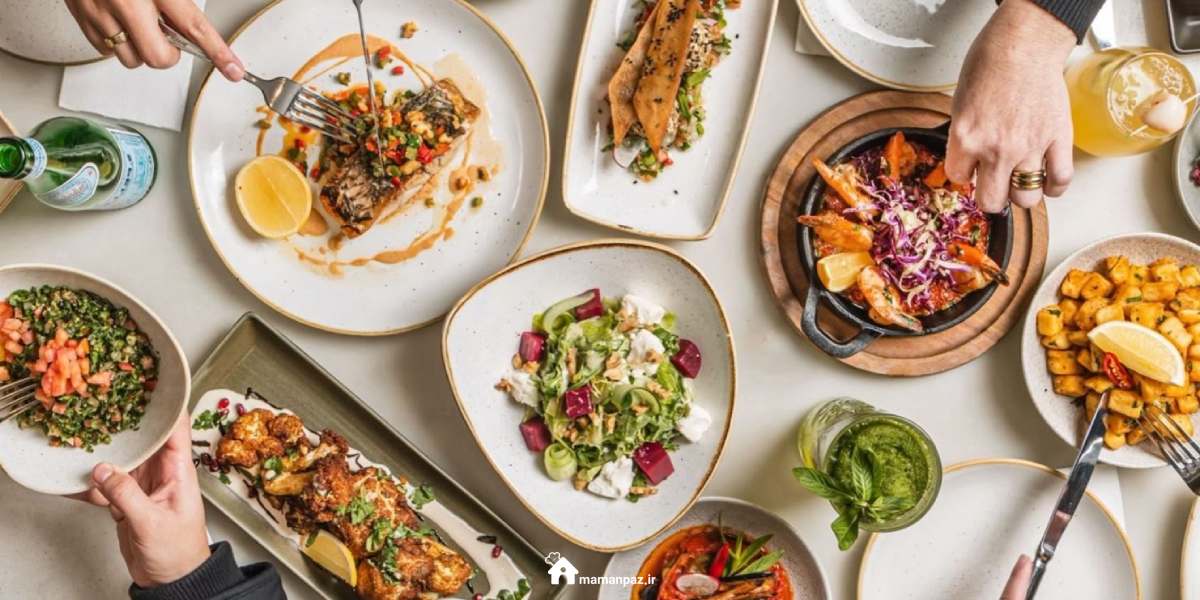 ارائه غذای سازمانی و تحویل غذا به کارکنان در رستوران یا غذاخوری بزرگ شرکت