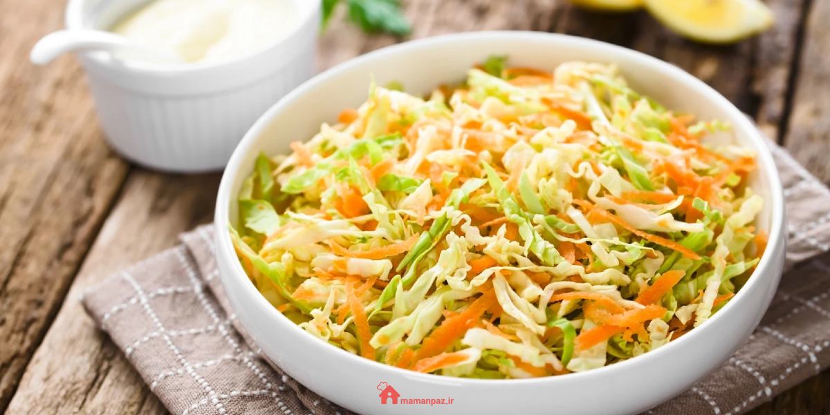 سالاد کلم فرانسوی