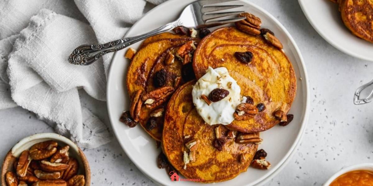 پنکیک کدو حلوایی