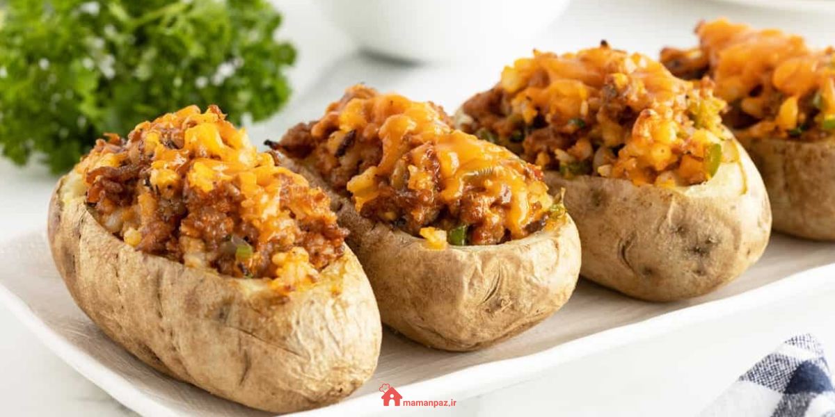 سیب زمینی شکم پر