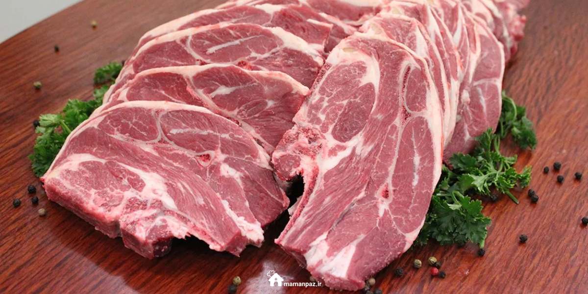 گوشت قلوه‌گاه گوسفند