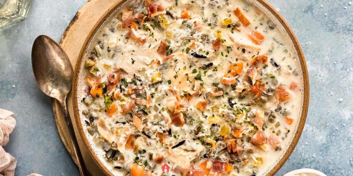 سوپ جوجه و برنج