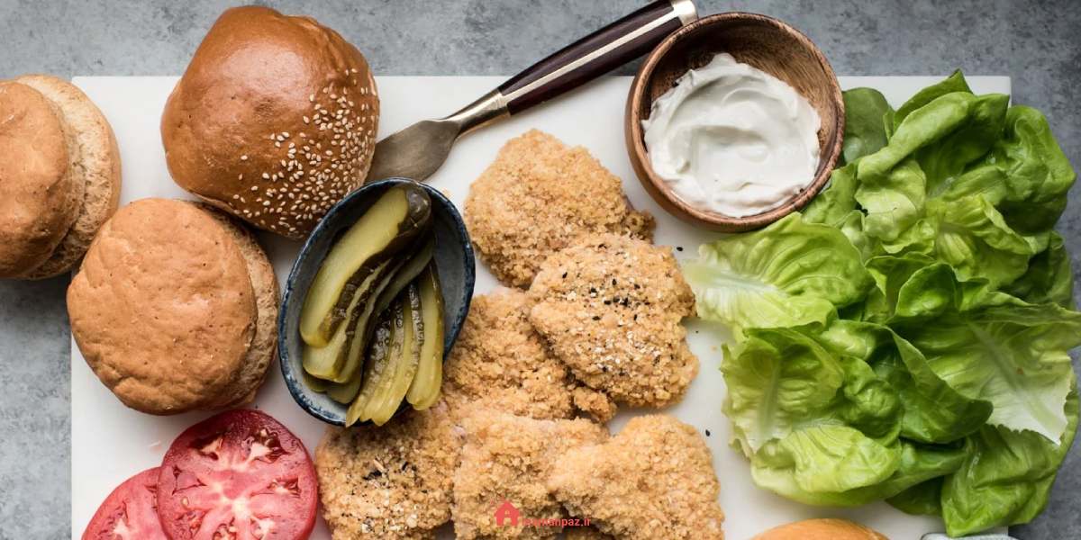 کتلت نخود با مرغ