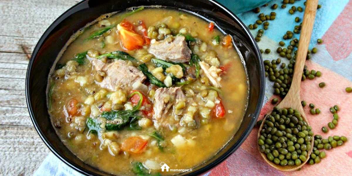 سوپ ماش با گوشت