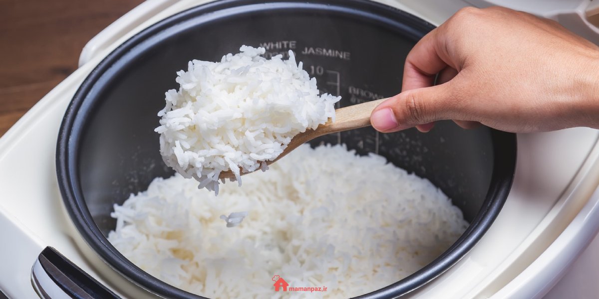 چسبیدن برنج به قابلمه