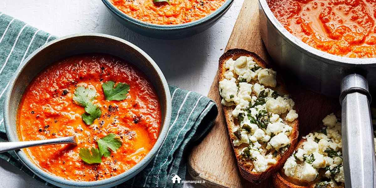 سوپ گوجه فرنگی