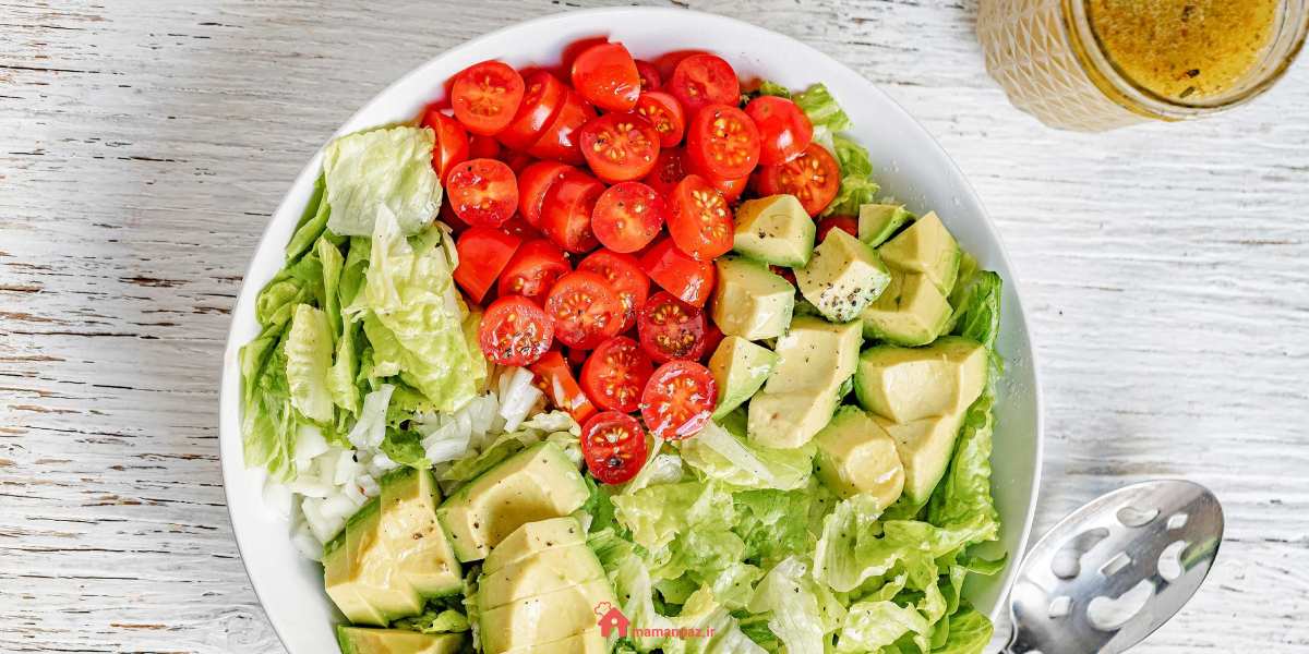 سالاد آووکادو با کاهو