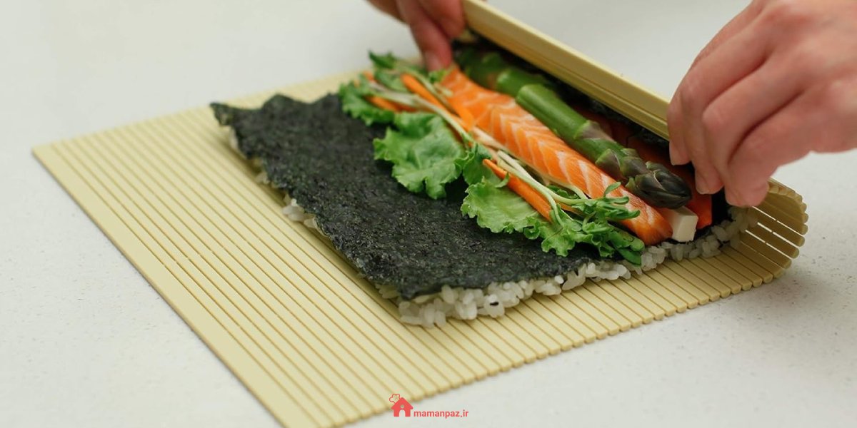طرز تهیه سوشی سالمون ژاپنی