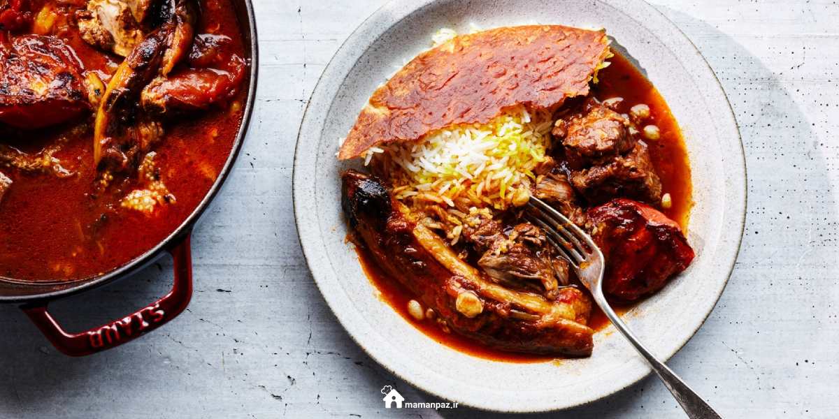 قیمه غوره بادمجان