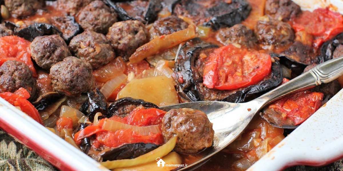 طرز تهیه غوره بادمجان با گوشت چرخ کرده