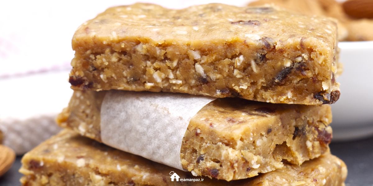 پروتئین بار خانگی بدون پودر پروتئین