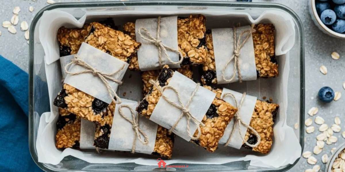 طرز تهیه پروتئین بار با جو پرک