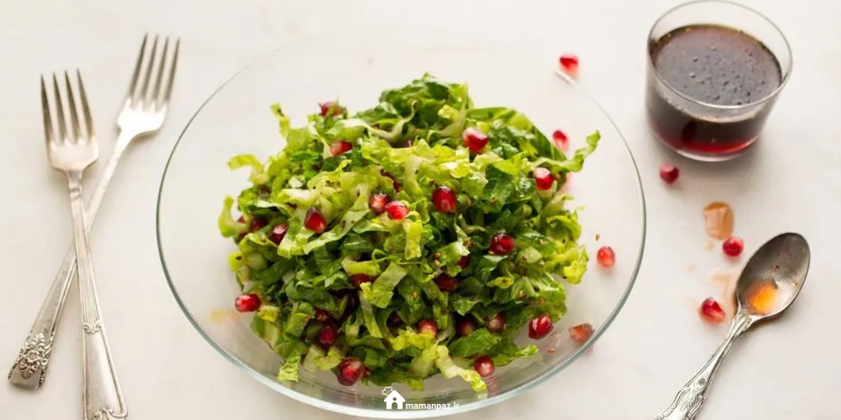 سالاد انار و کاهو